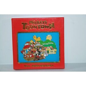 RARE Disney Mickey's ToonTown 25th Anniversary Limited Edition of 200 Jumbo Pin